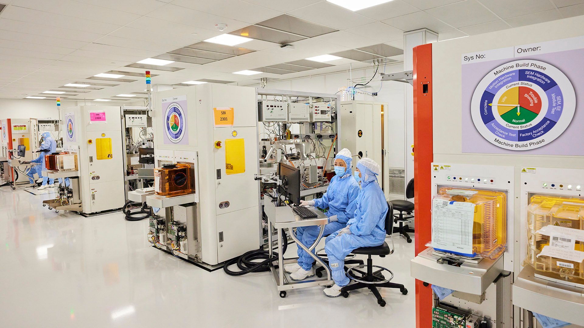 ASML Silicon Valley_San Jose SBI cleanroom ASML Silicon Valley_San Jose SBI cleanroom