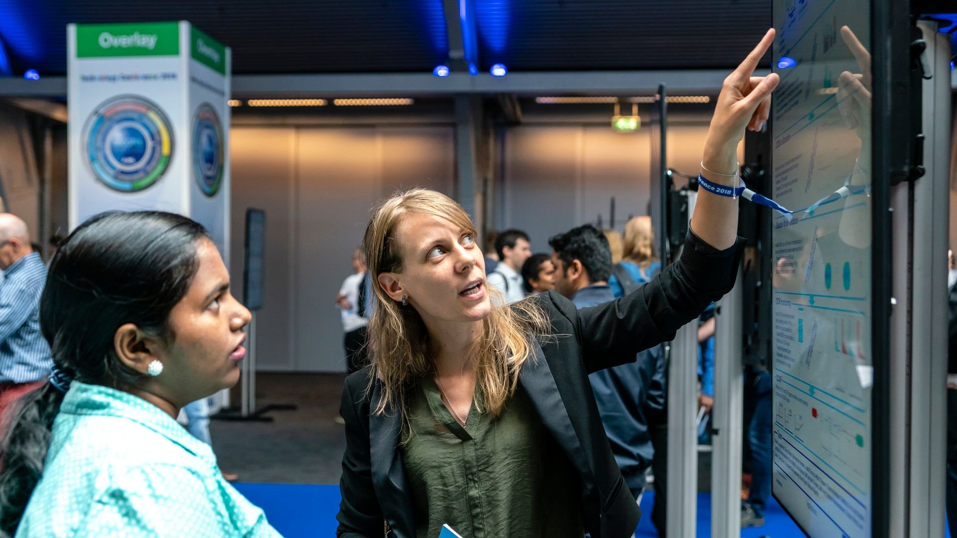 ASML Technology Conference  Engineer presents her technical poster48573