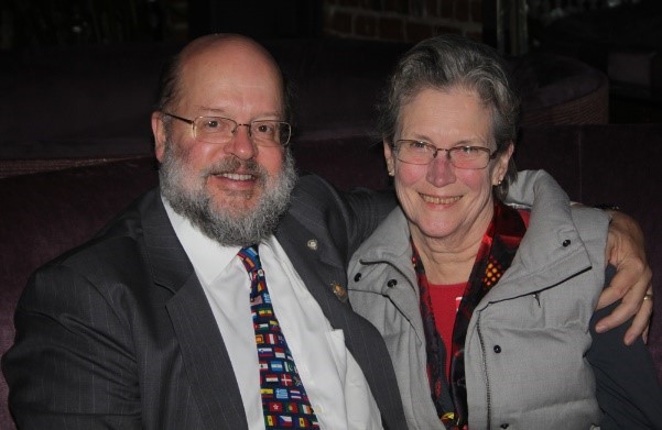 Bill Arnold with his wife Bill Arnold with his wife