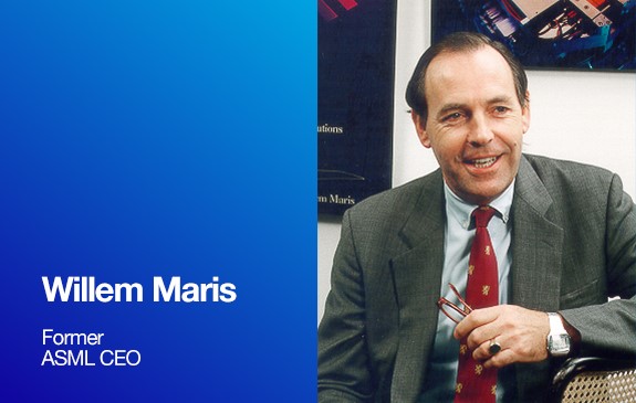 ASML's former CEO Willem Maris ASML's former CEO Willem Maris
