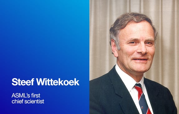 ASML's first chief scientist Steef Wittekoek. ASML's first chief scientist Steef Wittekoek.