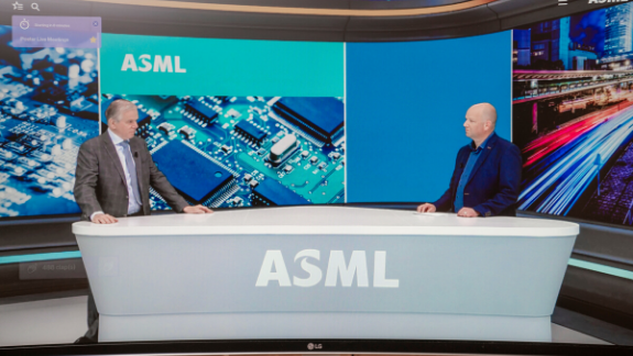 ASML executive vice president of Development & Engineering Herman Boom and CTO Martin van den Brink at the Technology Conference ASML executive vice president of Development & Engineering Herman Boom and CTO Martin van den Brink at the Technology Conference
