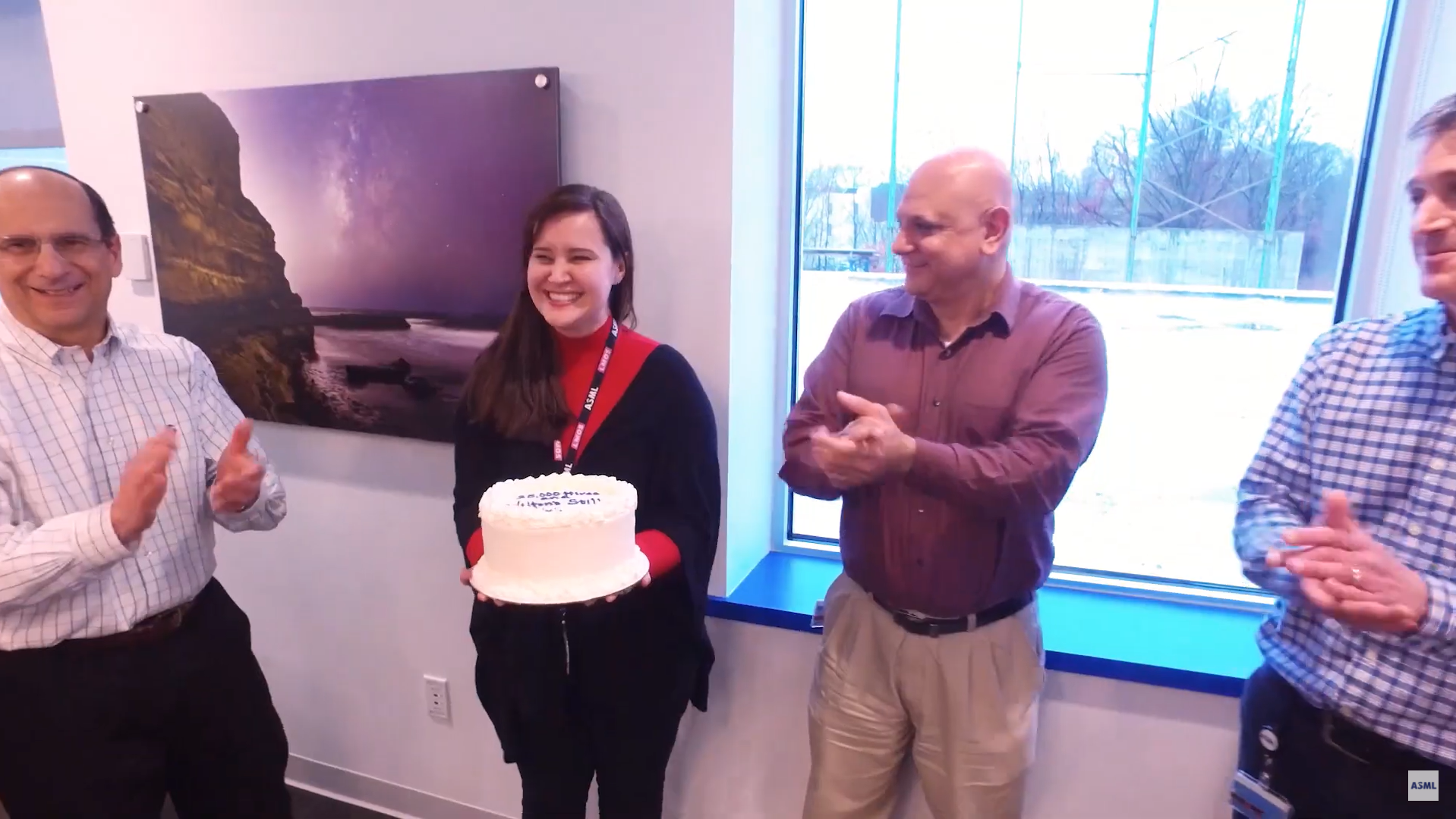 Oksana is welcomed as the 25,000th employee at ASML. Oksana is welcomed as the 25,000th employee at ASML.